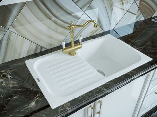 Кухонная мойка Florentina Арона 860 чёрный